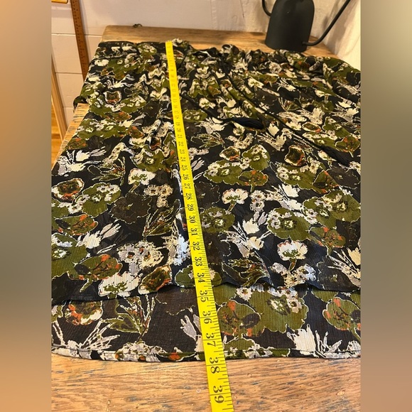 Zara Floral Tunic - Black and Green - Picture 4 of 7